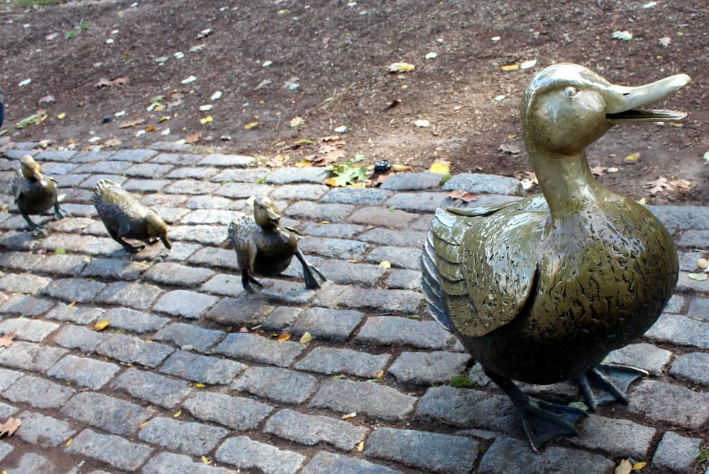 Make Way for Ducklings Statue