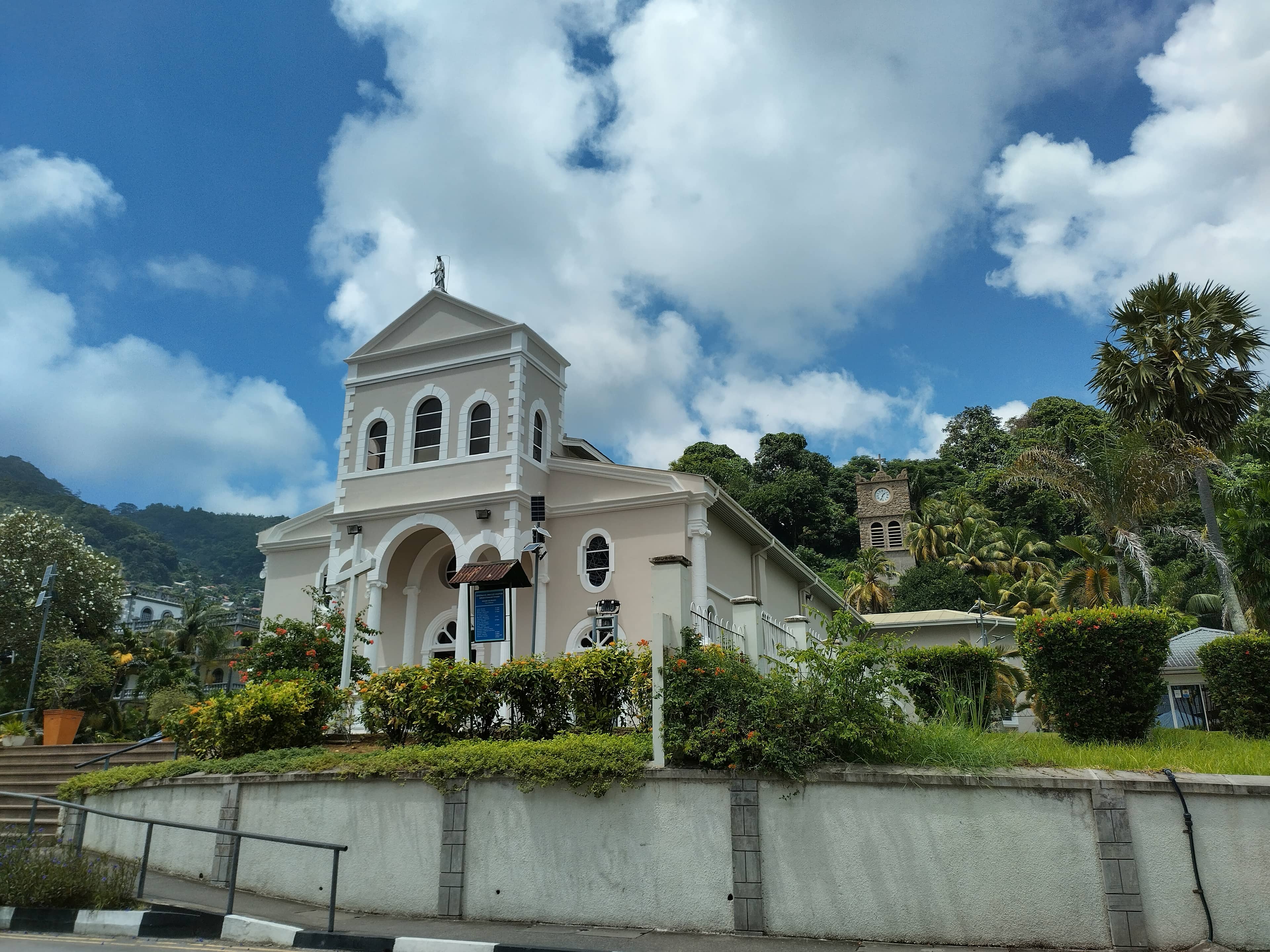 Peaceful Church Grounds