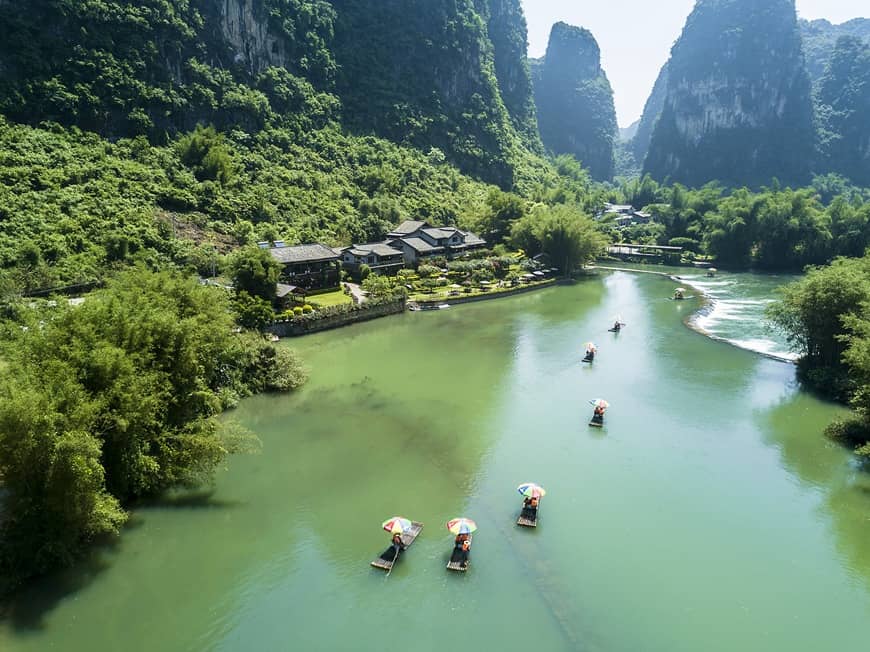 Bamboo Rafting