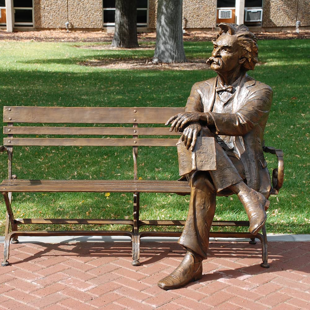 Statues and Benches