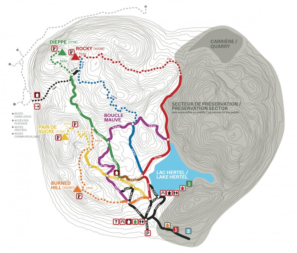 Well-Marked Hiking Trails