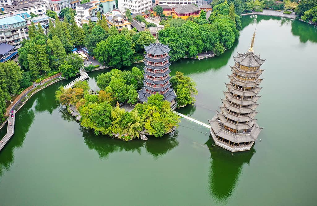 Reflections on Shanhu Lake