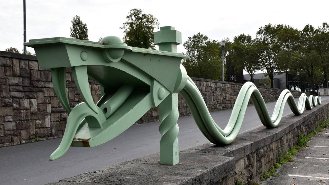 The 'Rheinschlange' Sculpture