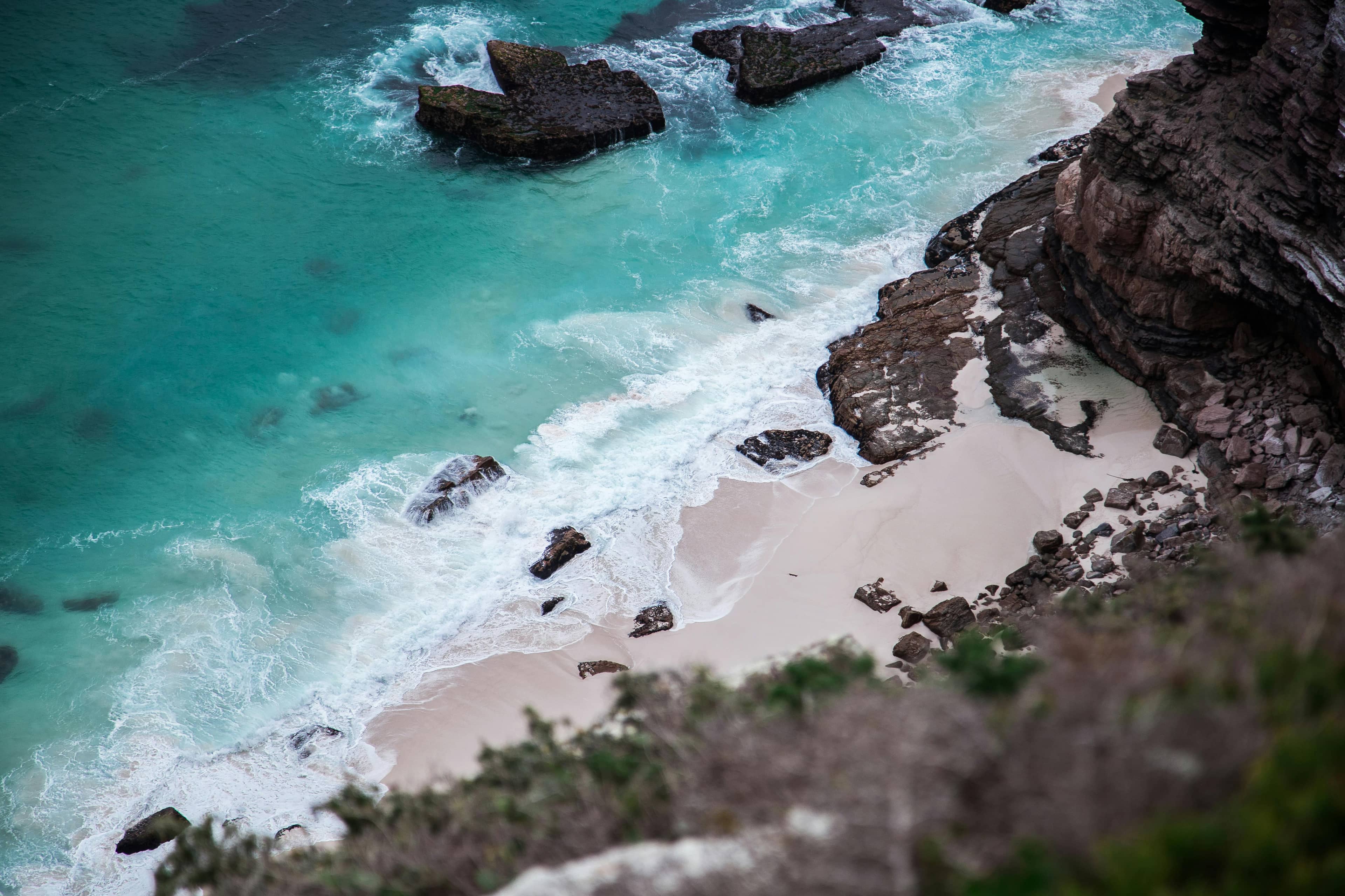 Secluded White Sand Beach