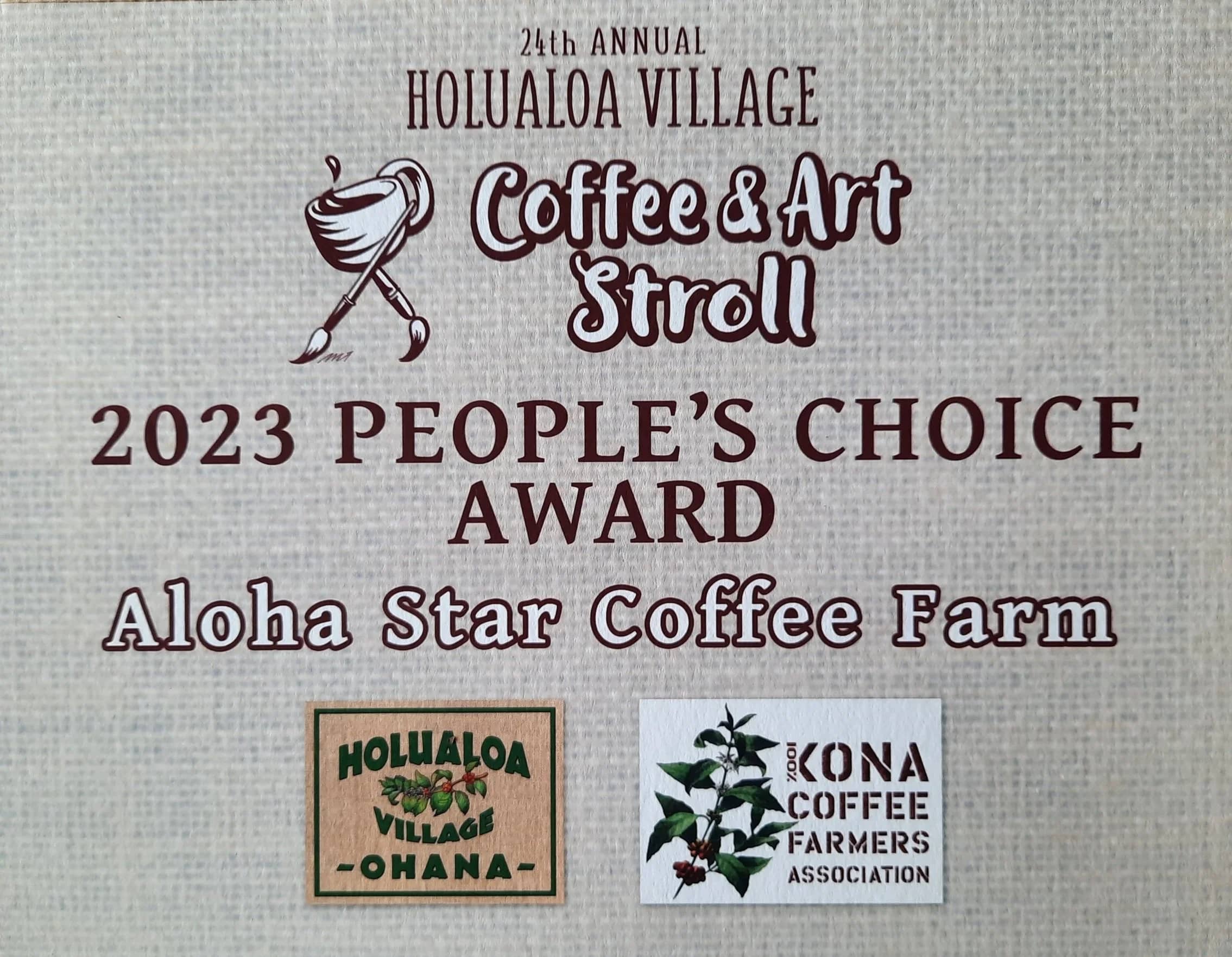 Aloha Star Kona Coffee Farm