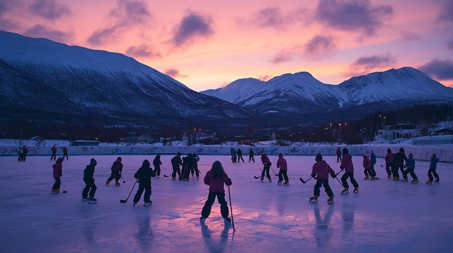 Winter Sledding Hill