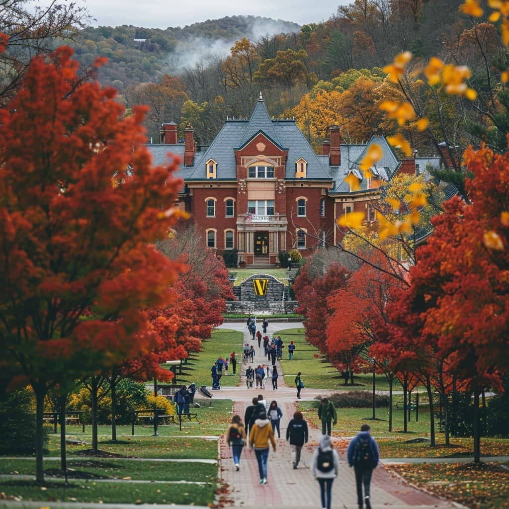 Peaceful Campus Grounds