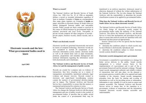 Archival Training Sessions