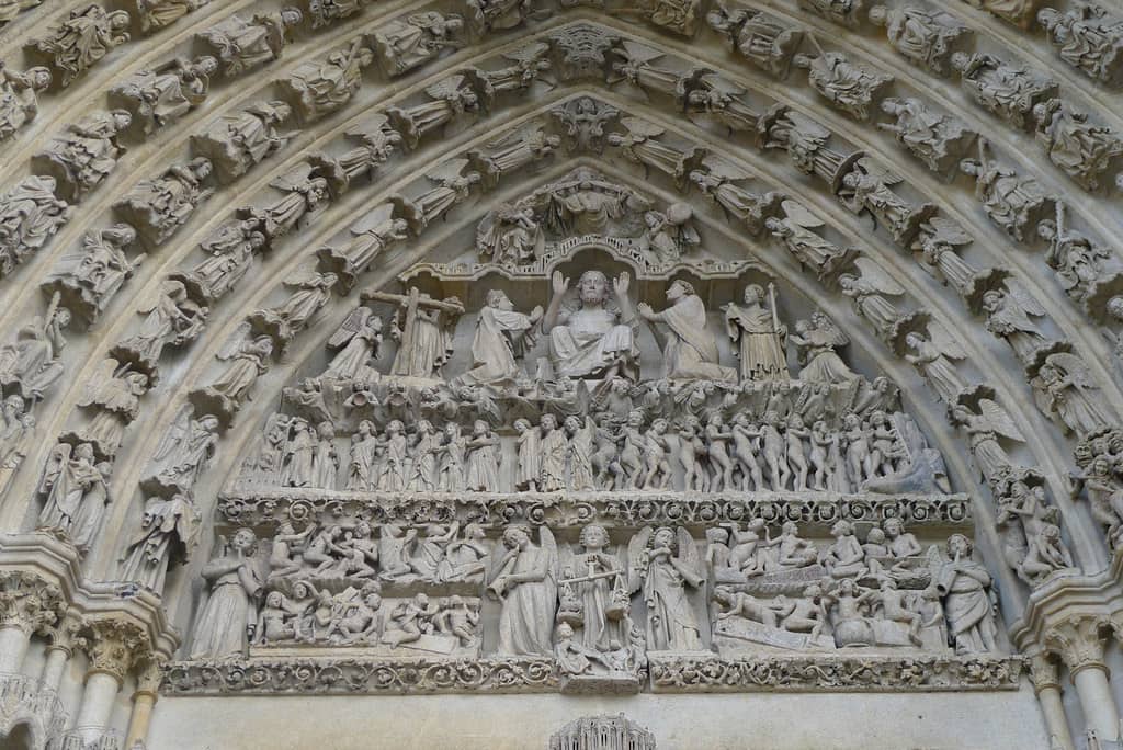 16th Century Annunciation Bas-Relief
