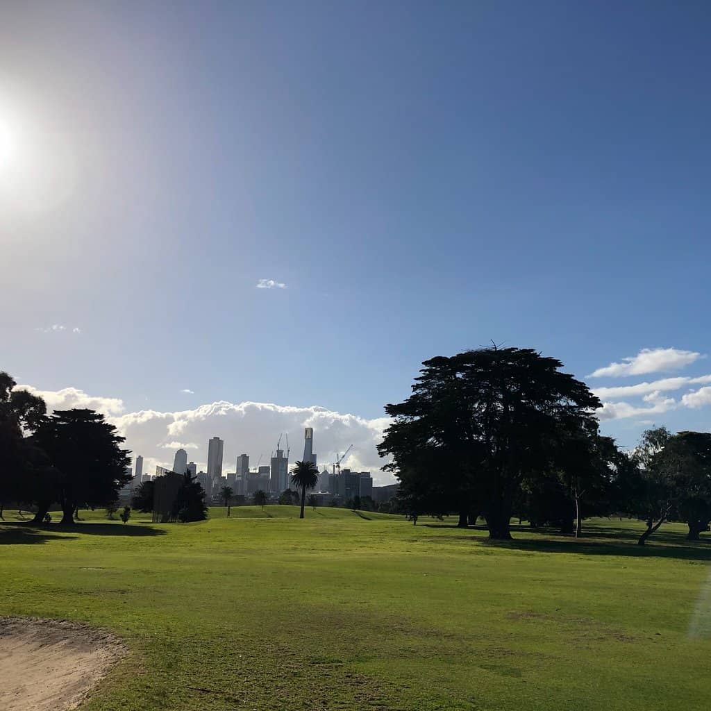 Scenic Fairways with City Views