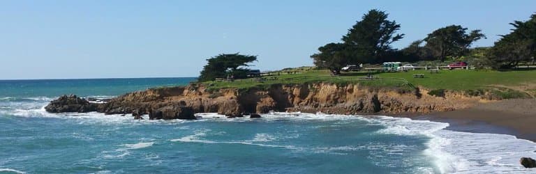 Looking back at Leffingwell - What a beautiful cove.