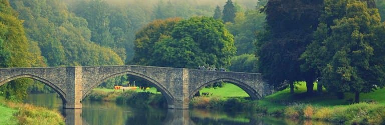 le pont de Cordemois qui mène par la seul route qui ai pour aller au monastère