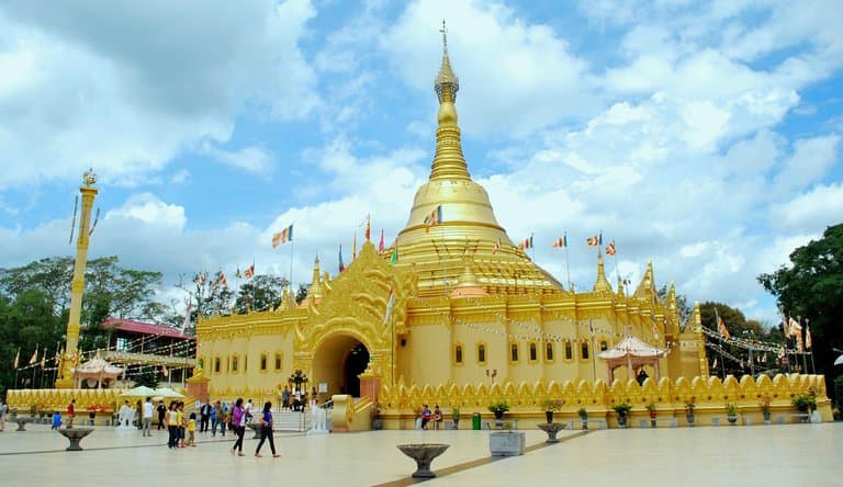 Temple Front View