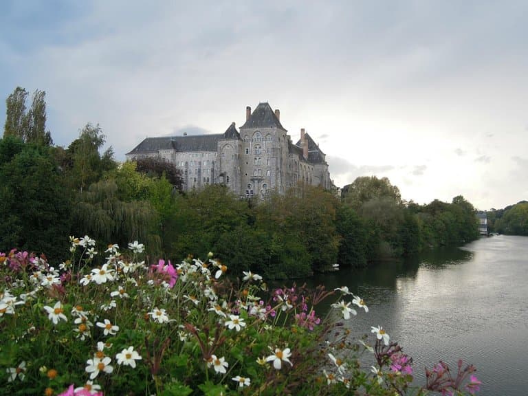 View from the bridge over the Sarthe