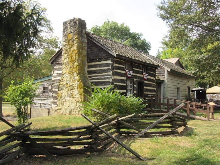 Clayville Historic Site - Log Cabin