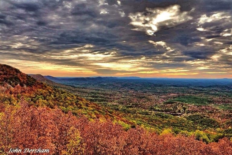 John Dersham's Fall from Cheaha State Park Overlook