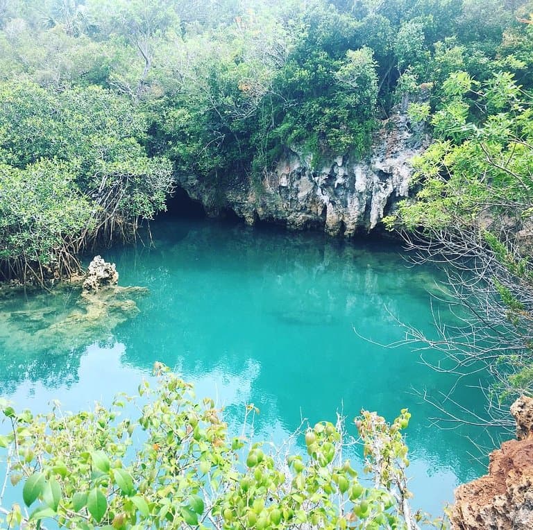 The Blue Hole in Tom Moore's Jungle