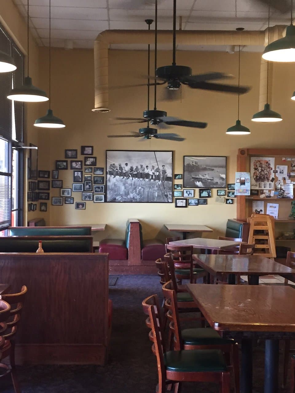 Decorated with pictures of NYC & people