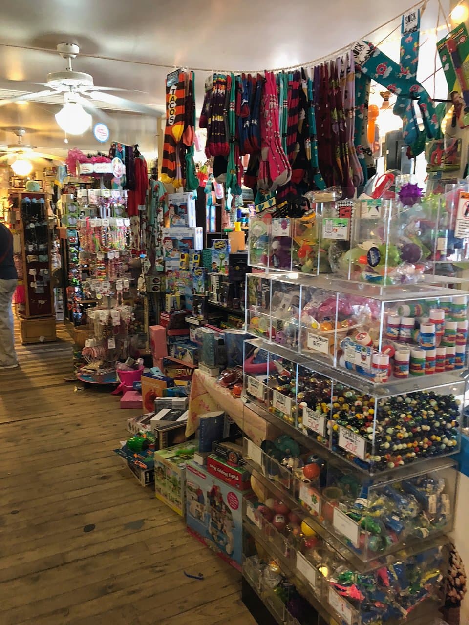 Souvenirs, socks and things all your kids will want.