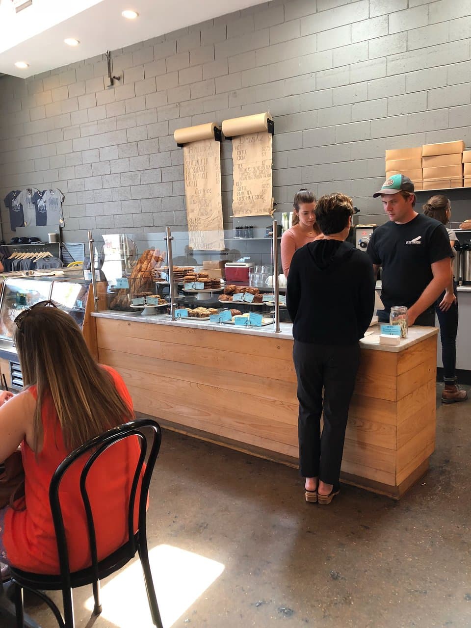 Ordering at the counter