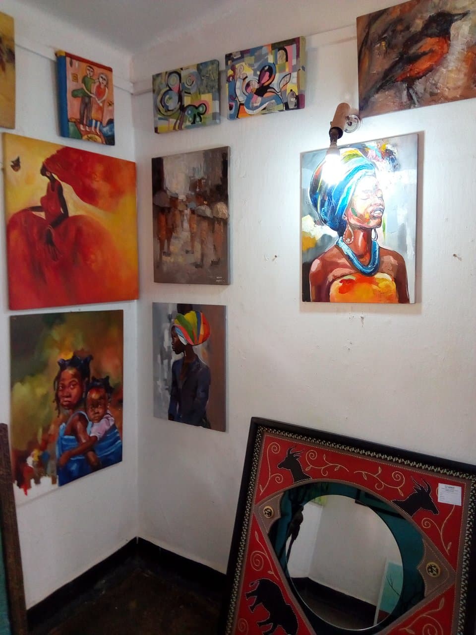 Works of art at Nommo Gallery. Photo taken 4 September 2018.