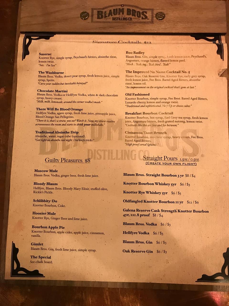 Unique Spirit Offerings