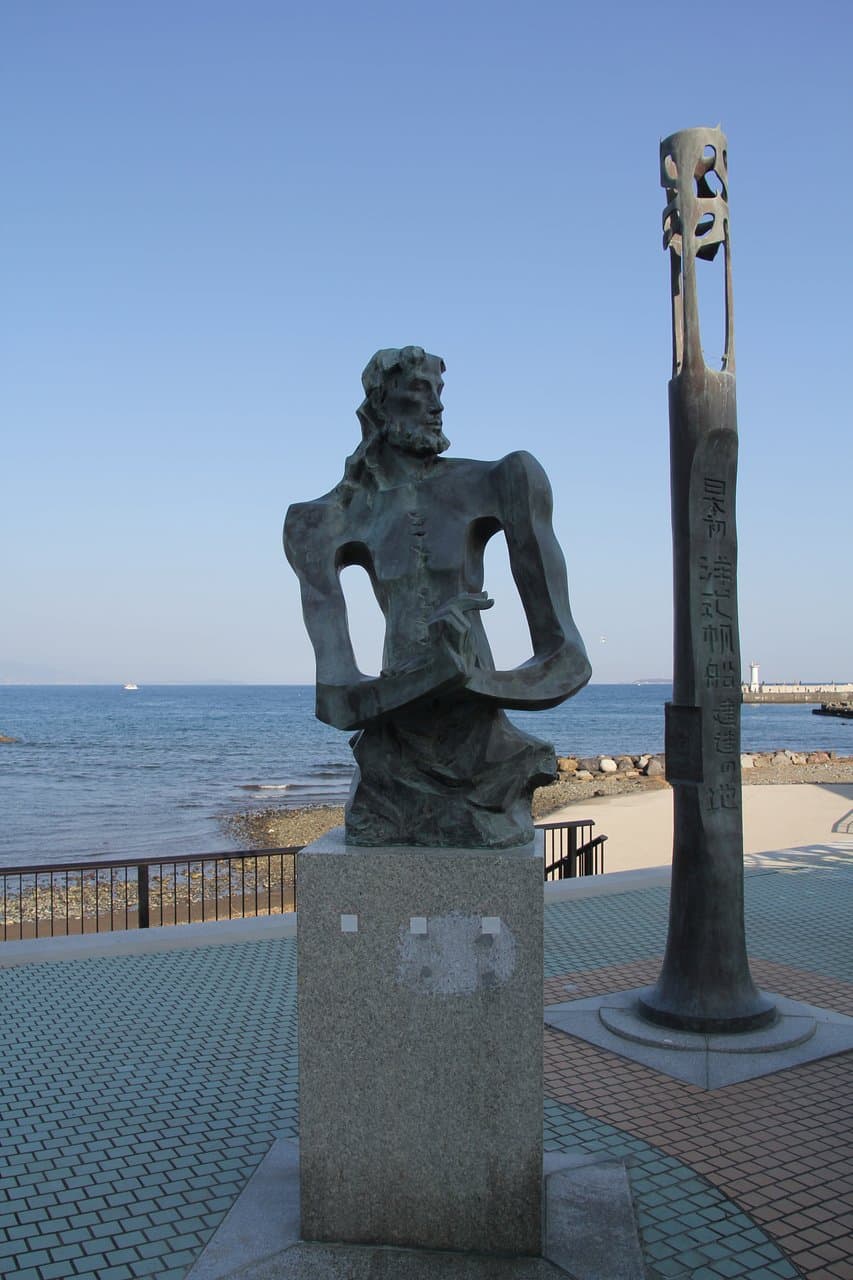 三浦按針の胸像