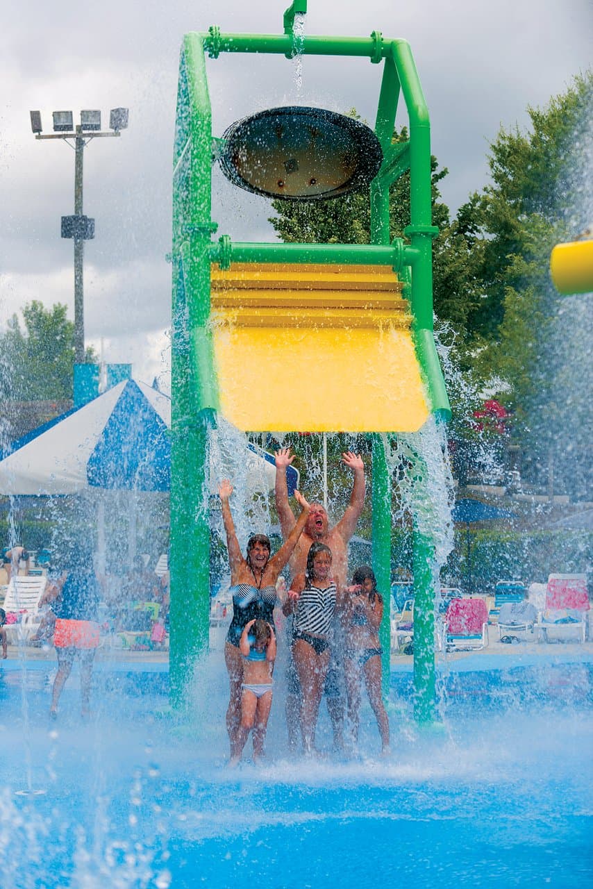 Dump Bucket in our Soak Zone