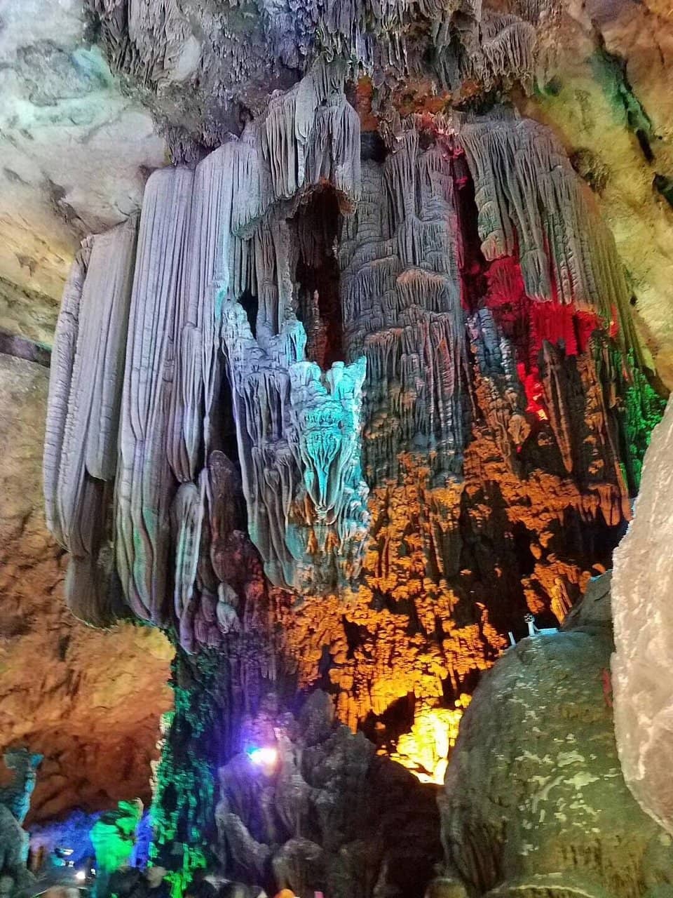 Glittering Stalactites and Stalagmites