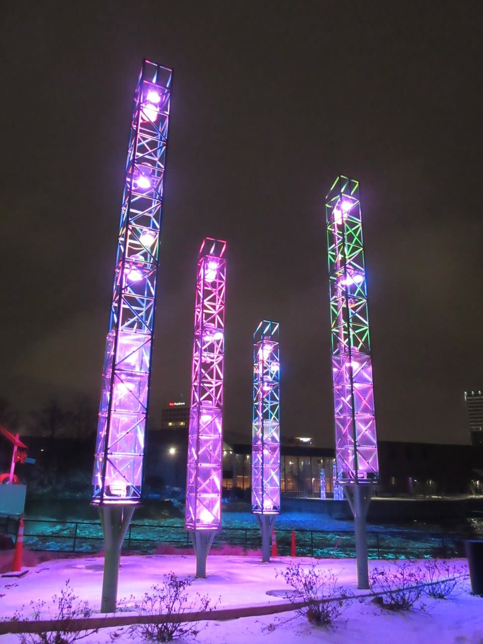 Seitz Park Light Scuplture
