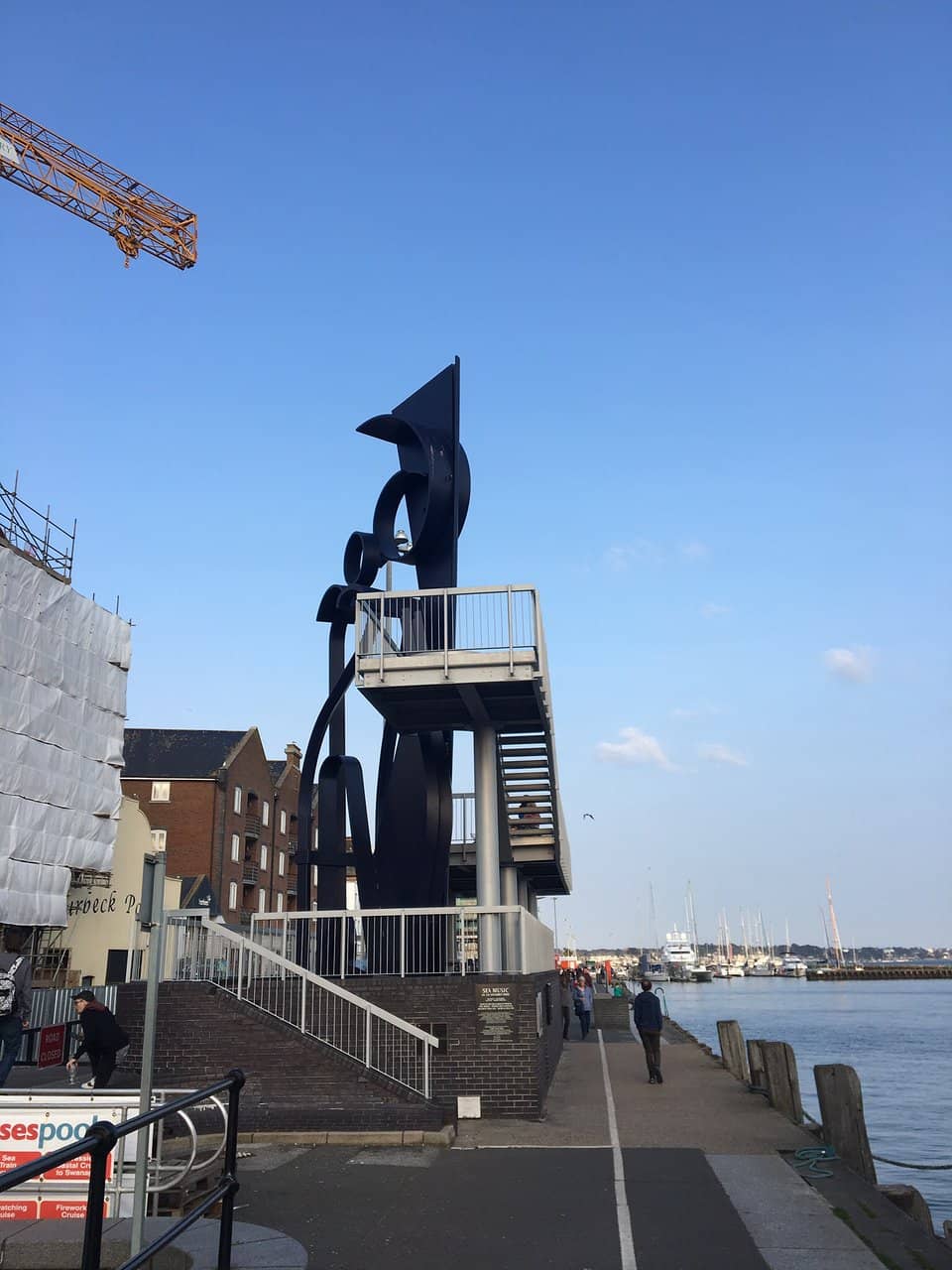 The Striking Blue Sculpture