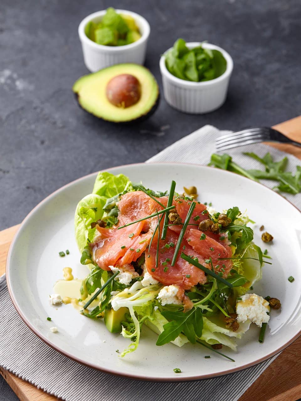 Avocado Salmon Salad