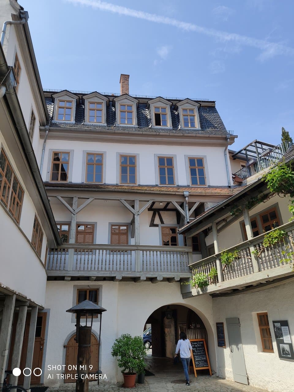 Rückseite des Krackow Hauses