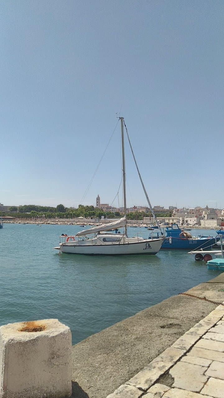 Barletta Harbor and Lighthouse