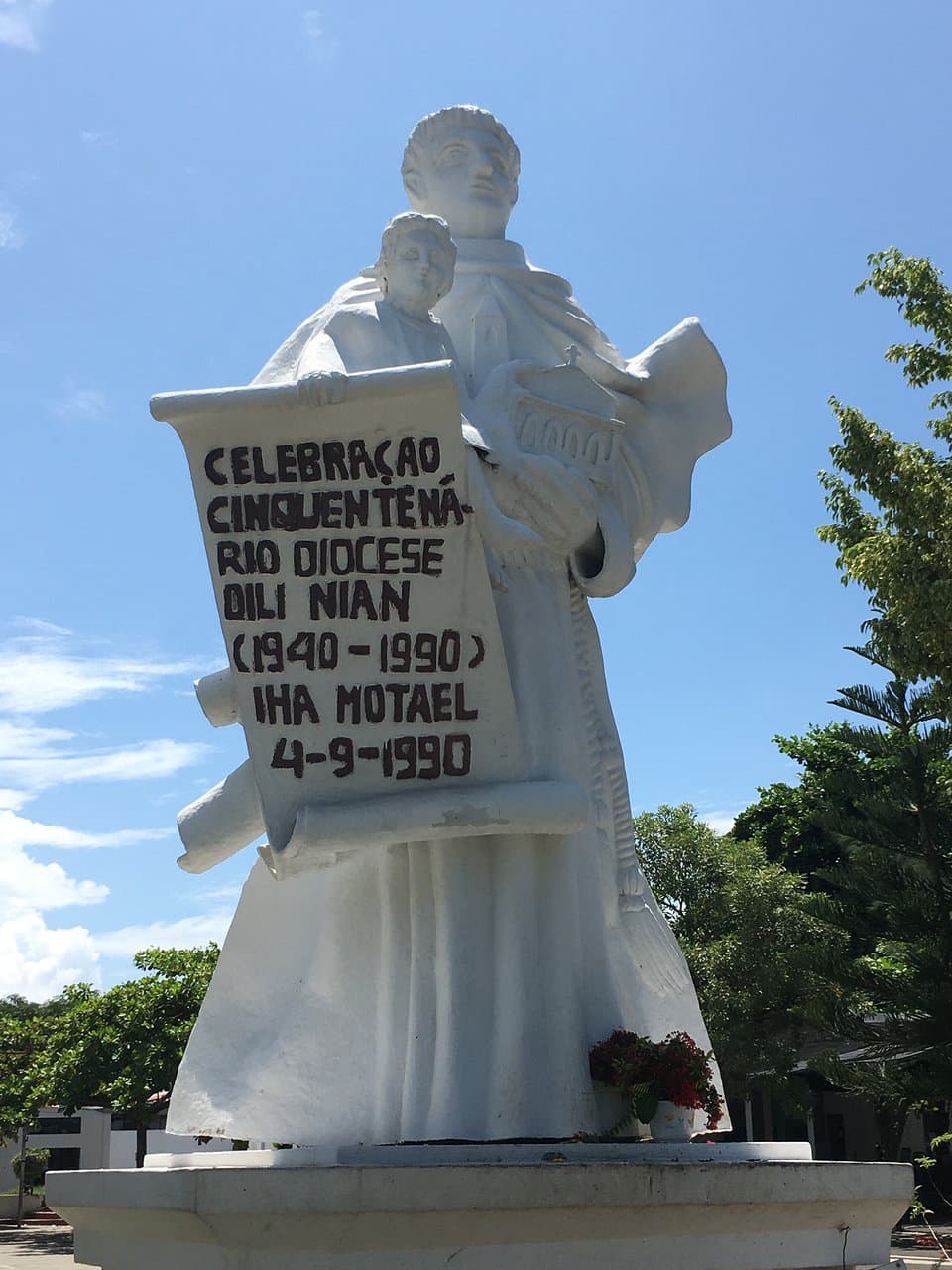 statue in front