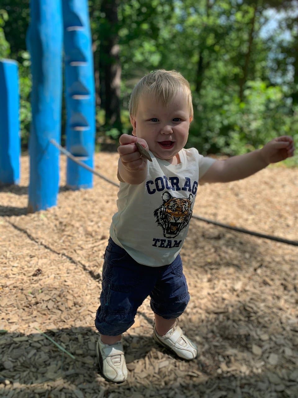 En härlig lekpark som har massor med aktiviteter! Det finns tre olika lekområden, det finns djur (kaniner, getter, hönor och änder), café, grillplats, grönområden och toaletter. Toppenställe!