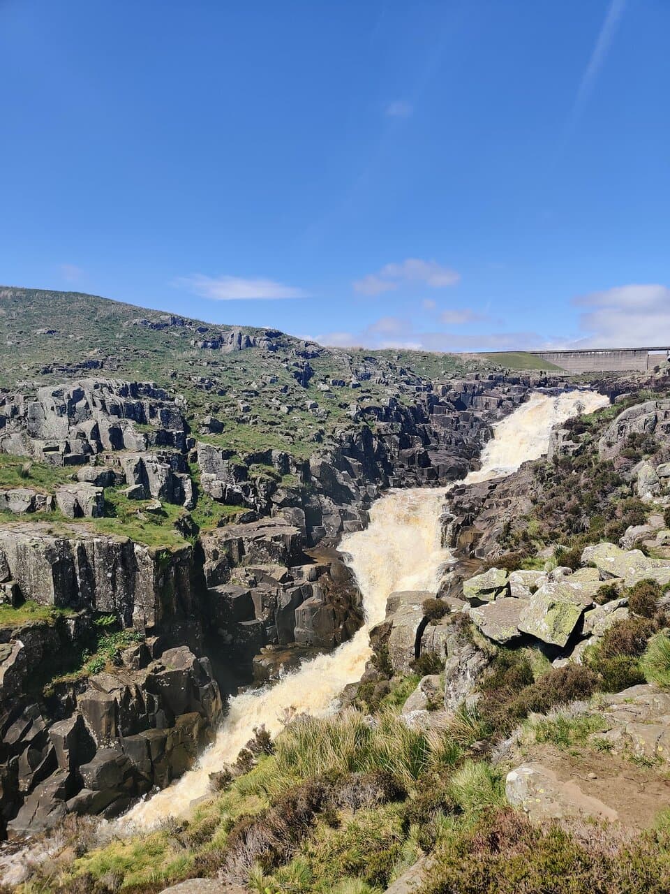 Great views all the way as you climb up the rocks beside Cauldron Snout, scrambling from the bottom all the way to the top