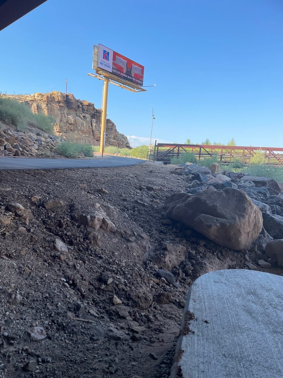 Needed an easy place to walk dog and this was quiet and nice. Very hot but everywhere is