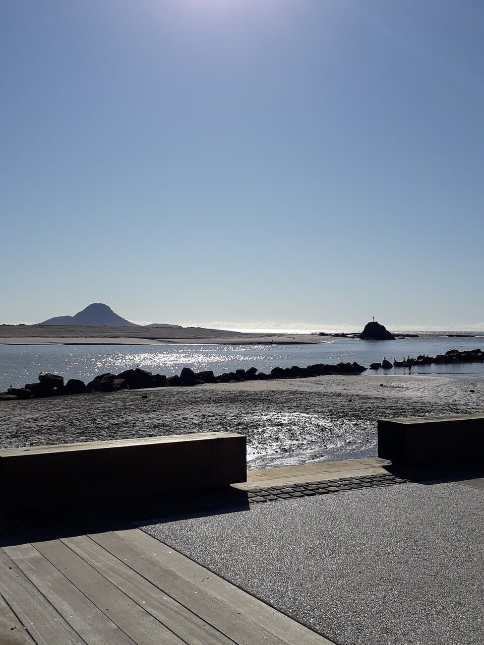 Beautiful spot, stunning views, lady on the rock difficult to see but in the distance. Lovely playground for the little ones, benchs and seats to sit on, clean toilets available