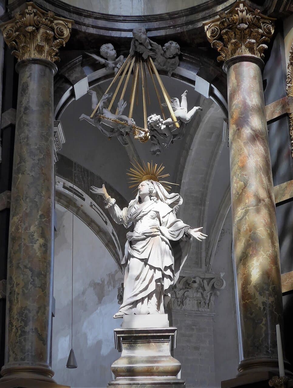 Mechelen Onze-Lieve-Vrouw-over-de-Dijlekerk Madonna of High Altar, J.F. Boeckstuyns