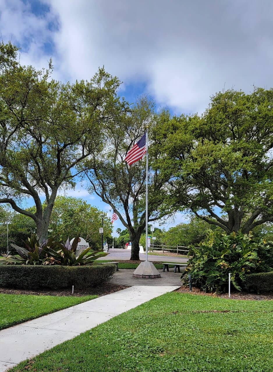 Veterans Memorial Park in Vero Beach.