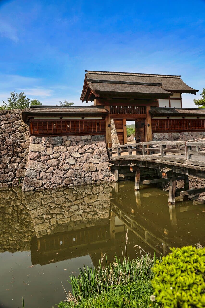 松代城:正面の太鼓門