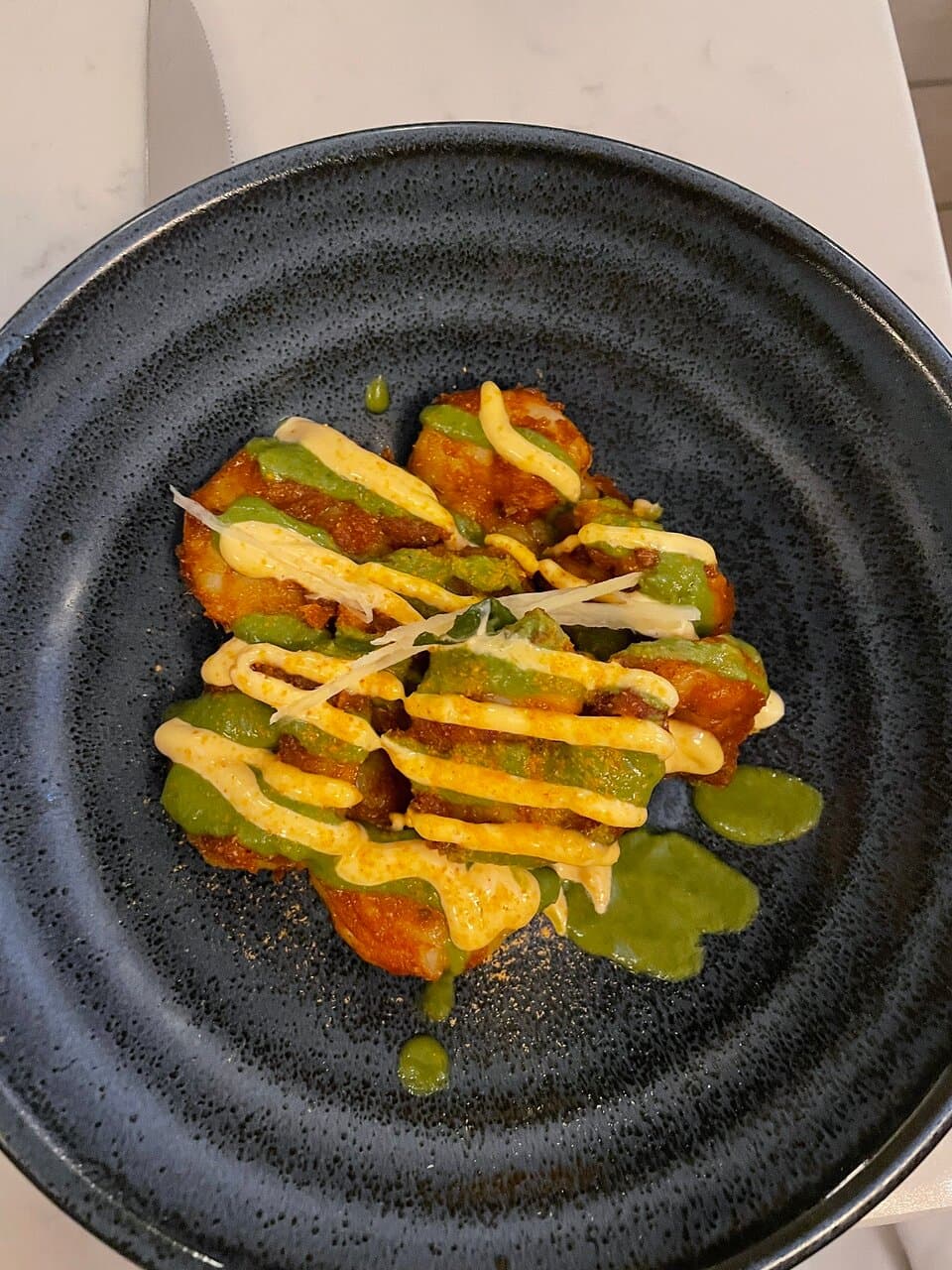 Beef short ribs and Amritsari Shrimp