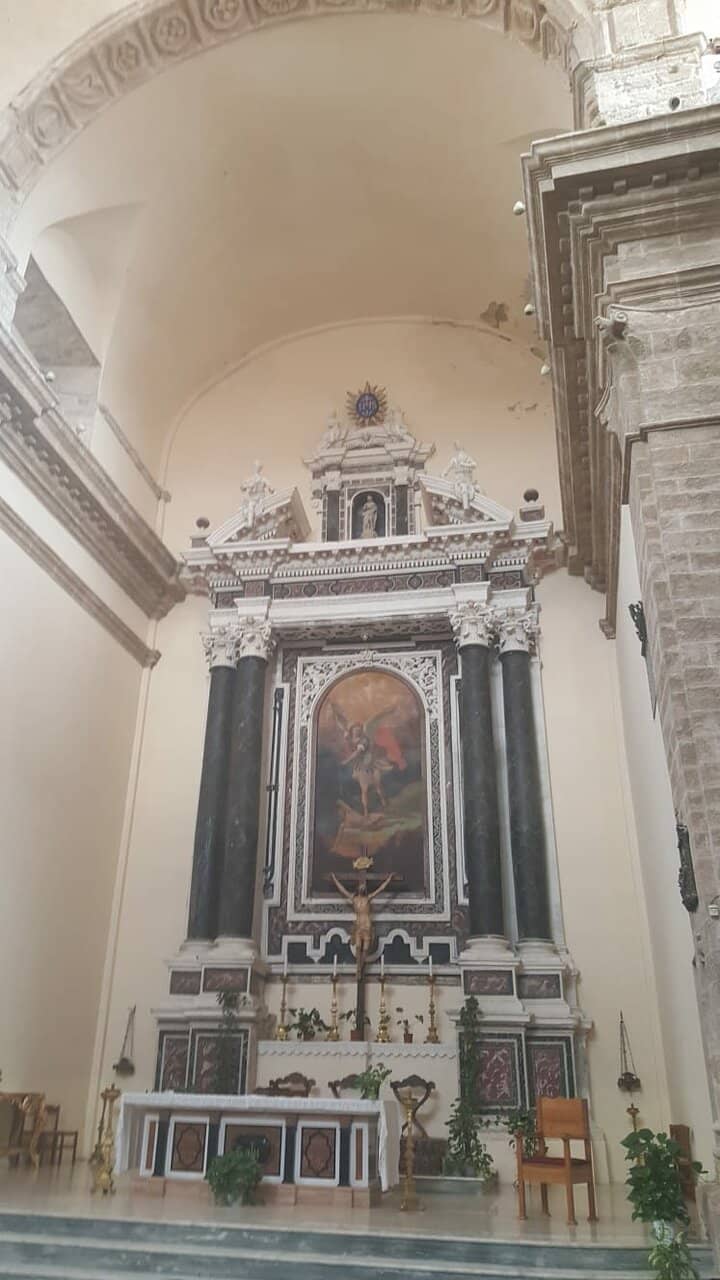 Painted Wooden St. Michael