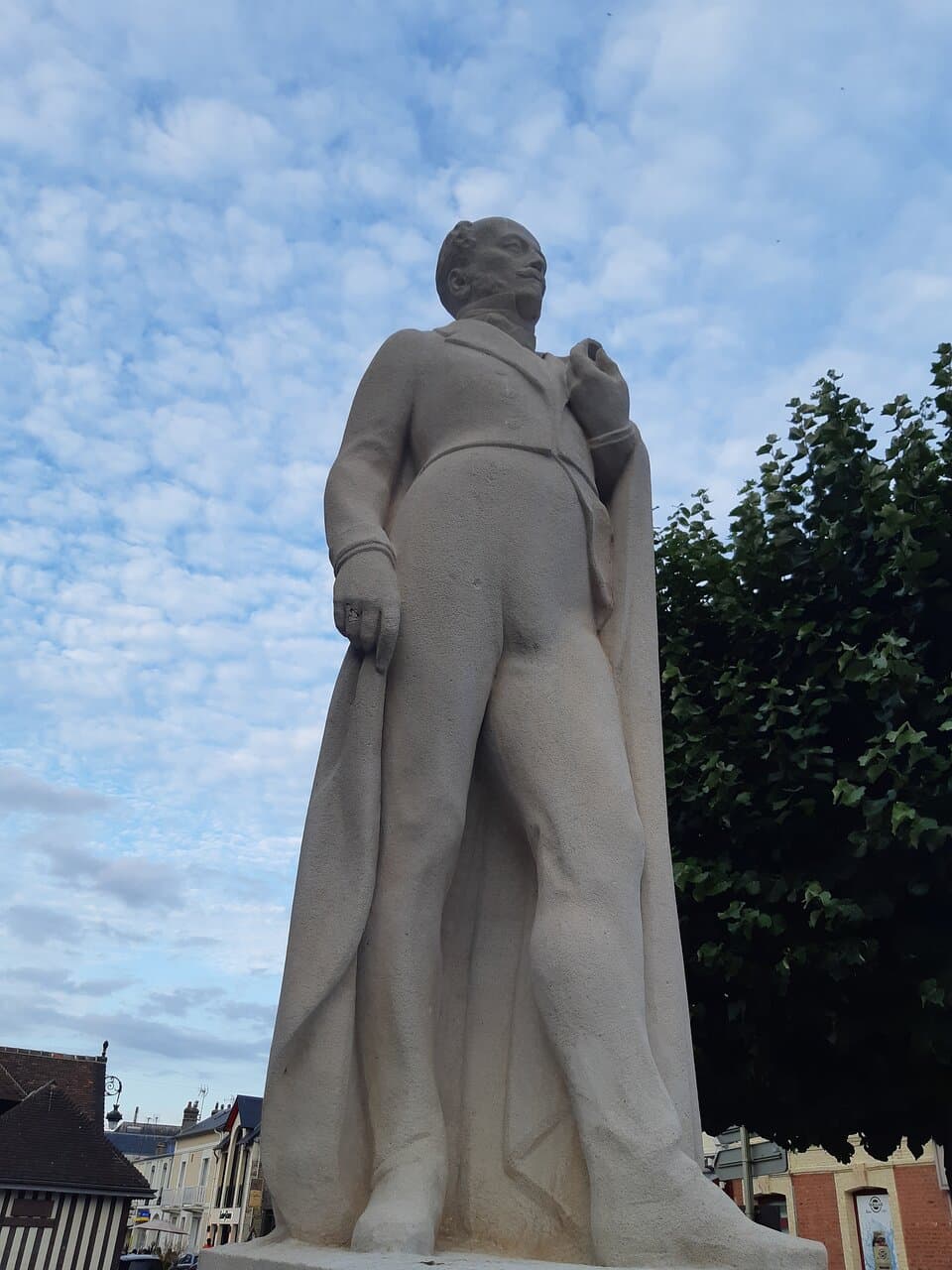 Détail de la statue