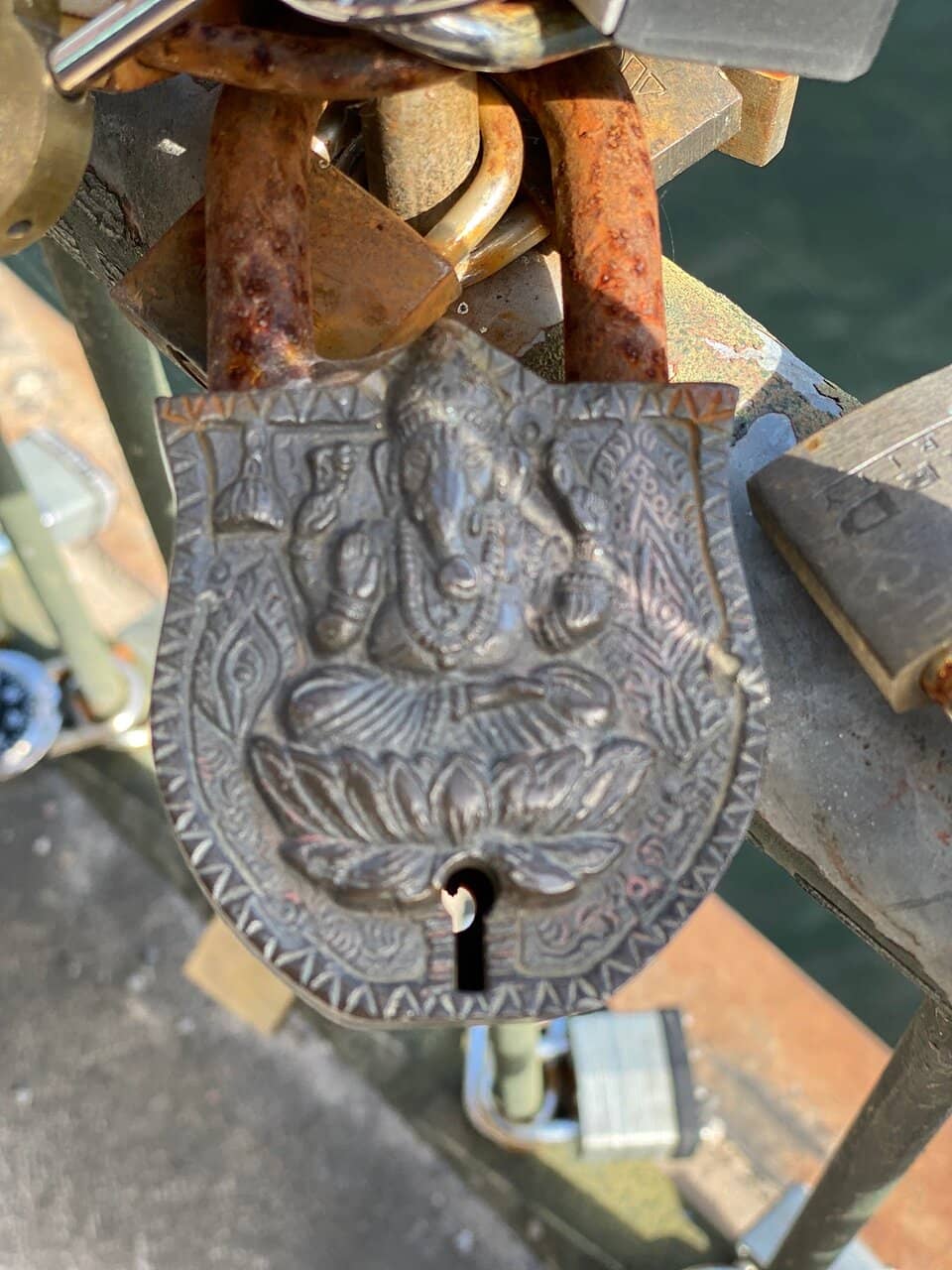 Love Locks Sculpture