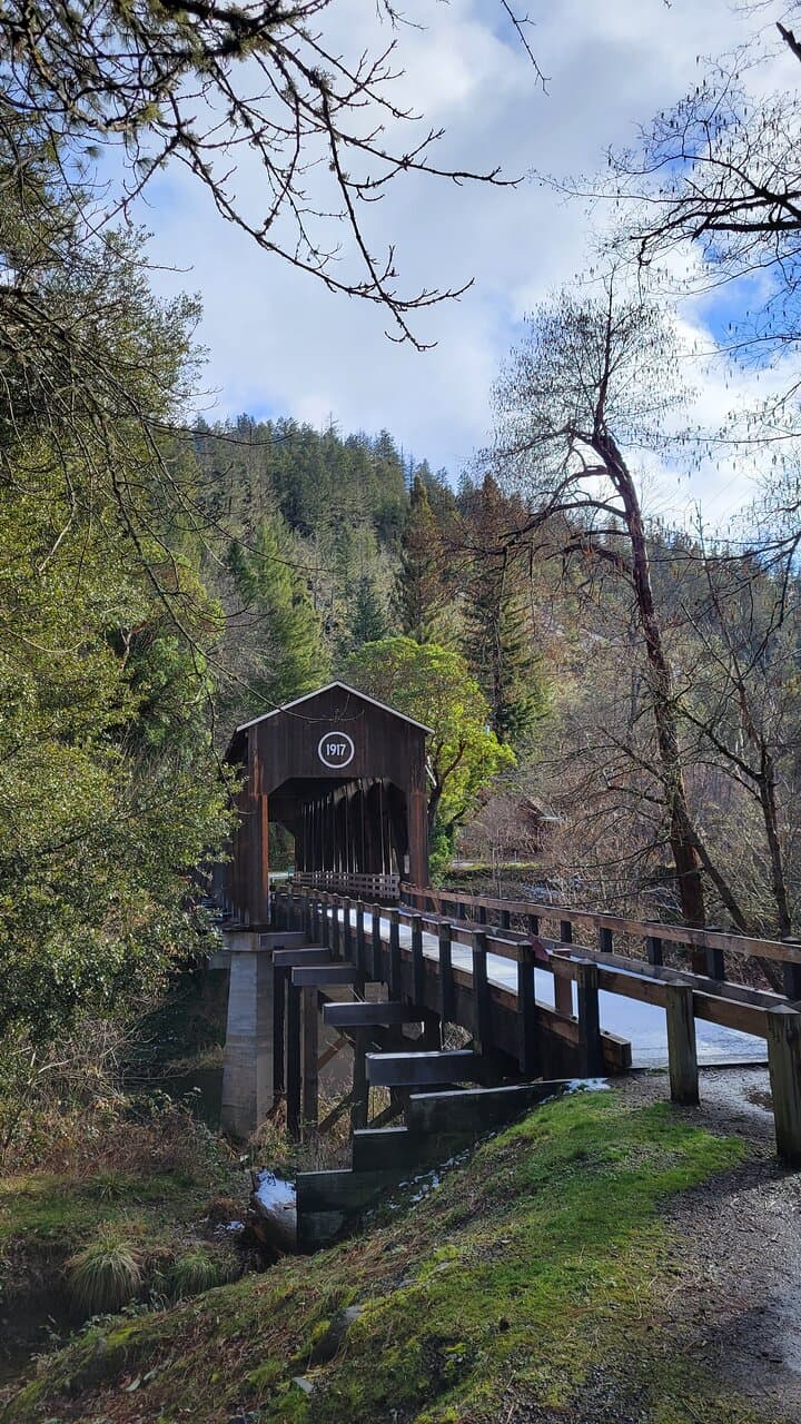 McKee Bridge Covered Bridge Oregon