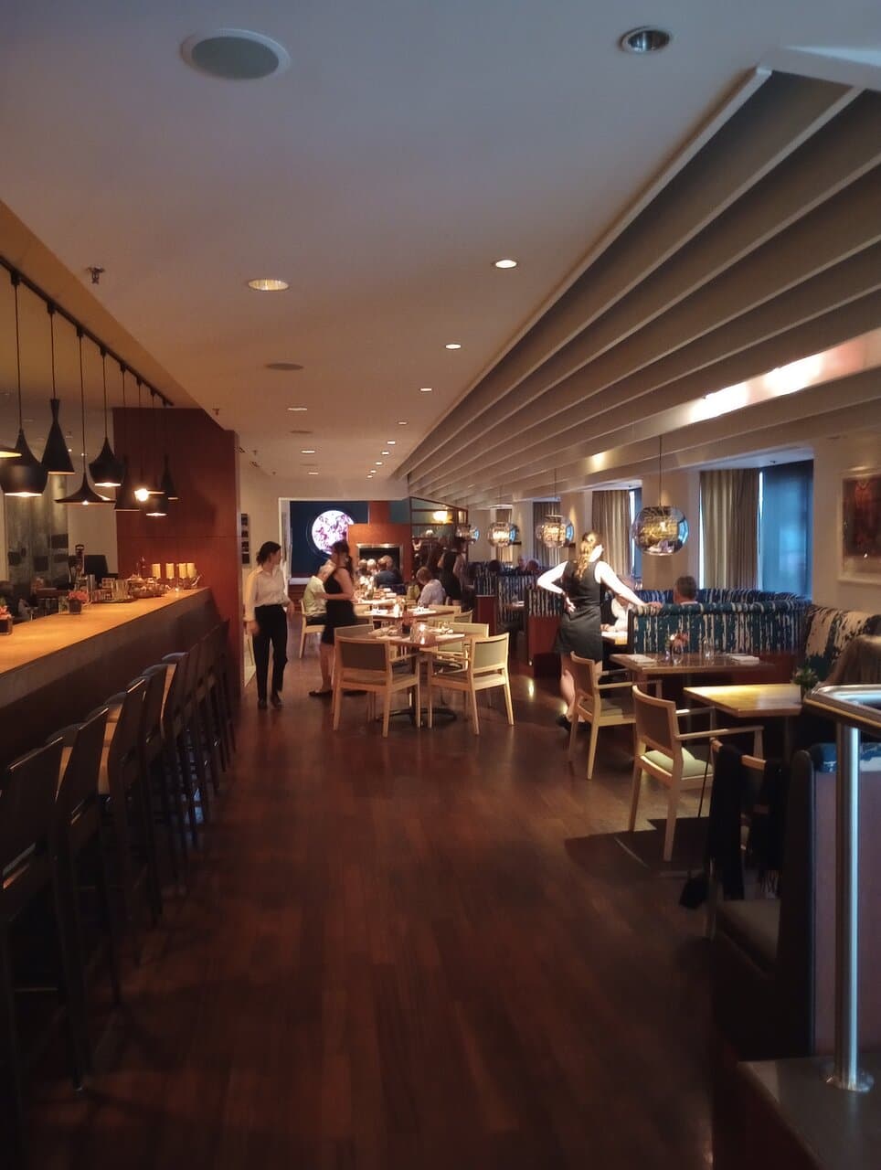 View of the dining room as we walked in