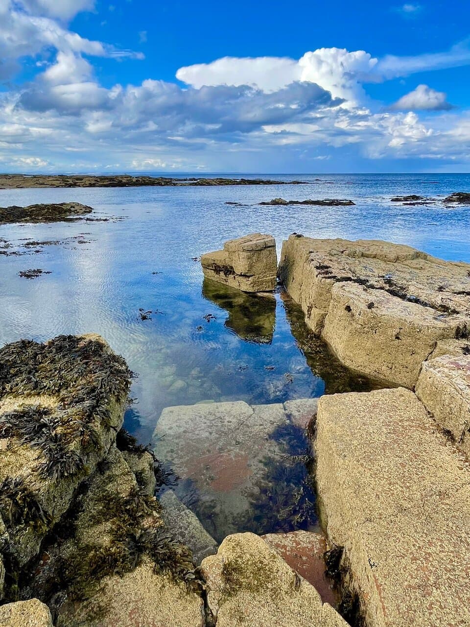 The rock formations here give this beach a unique mood all of it’s own.