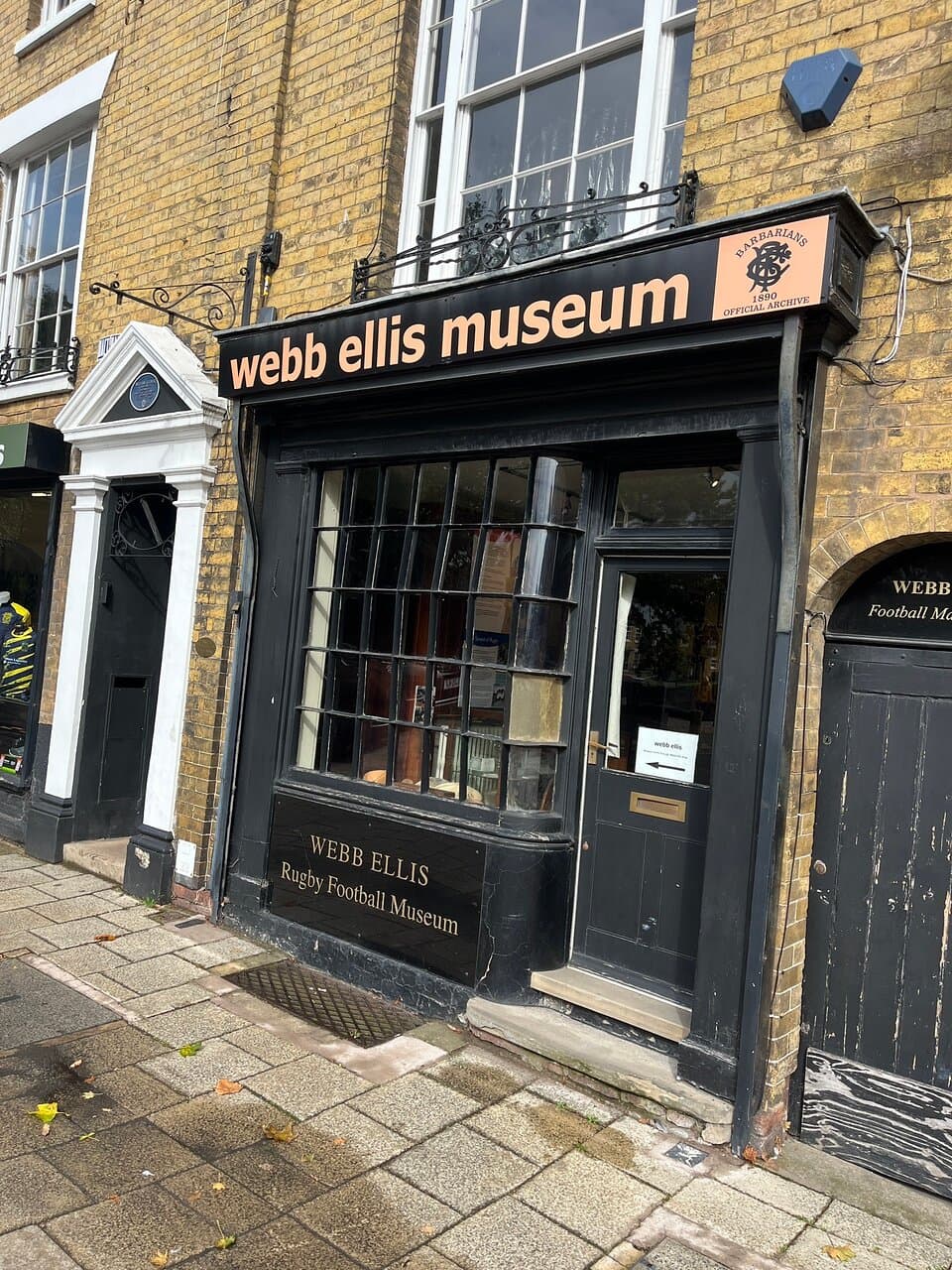 Webb Ellis Rugby Football Museum
